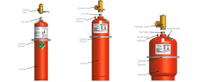 Cấu tạo bình chứa khí FM200