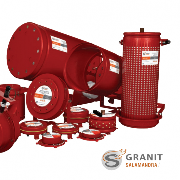 Hệ thống chữa cháy khí Aerosol Granit Nga